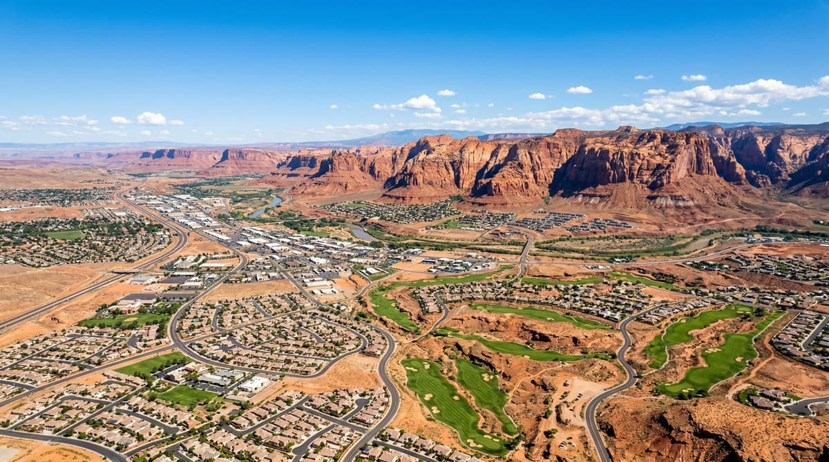 St. George Utah cityscape
